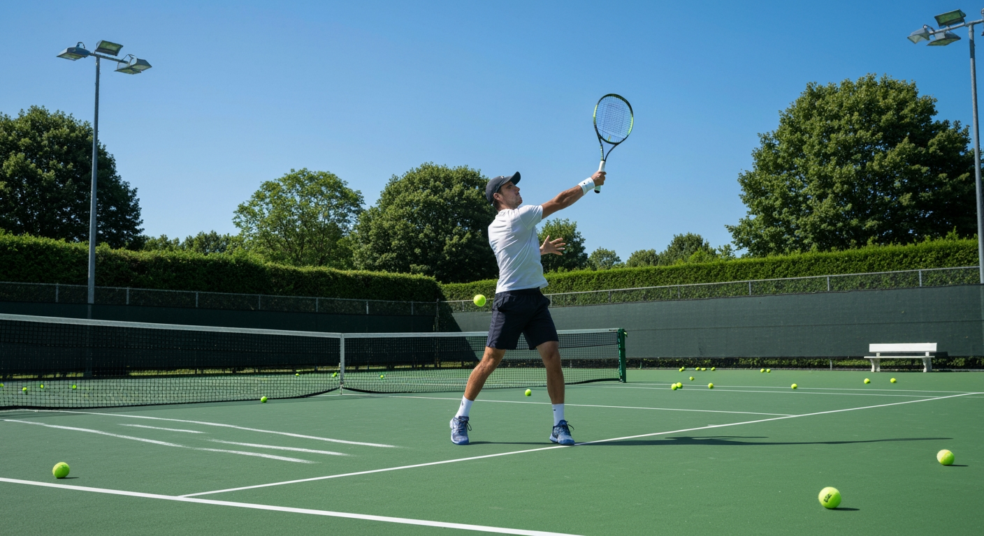 Zagrywka w tenisie - jak wyprowadzić poprawny serwis? Techniczne szczegóły 2