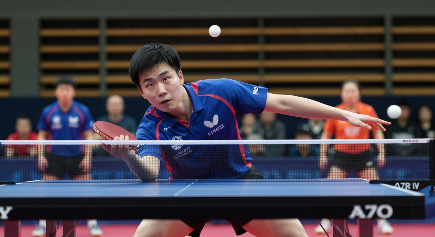 Czy w tenisie stołowym trzeba serwować po skosie? 2