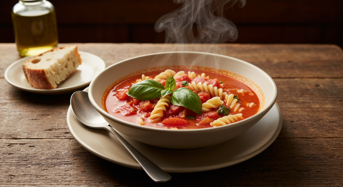 Ile kalorii ma zupa pomidorowa z makaronem? Wartości odżywcze 2